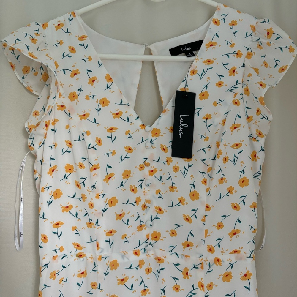 Floral Lulus Maxi Dress with tags